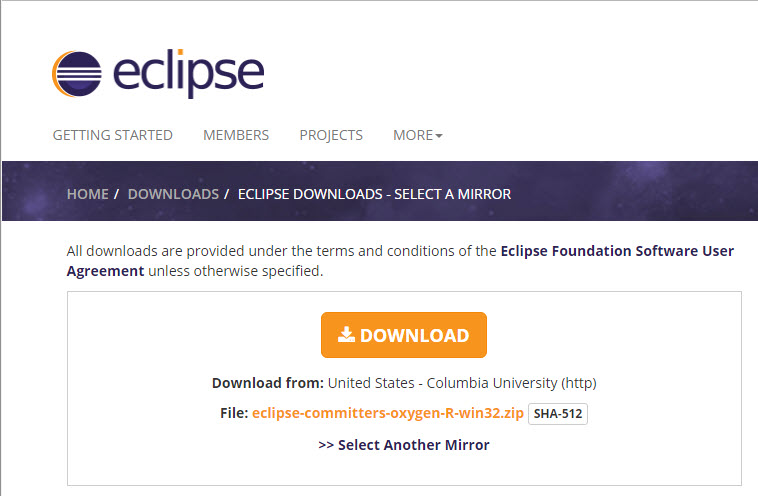 download maven for eclipse oxygen mac