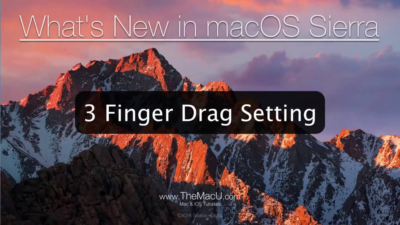 youtube how do you use 3 finge for mac